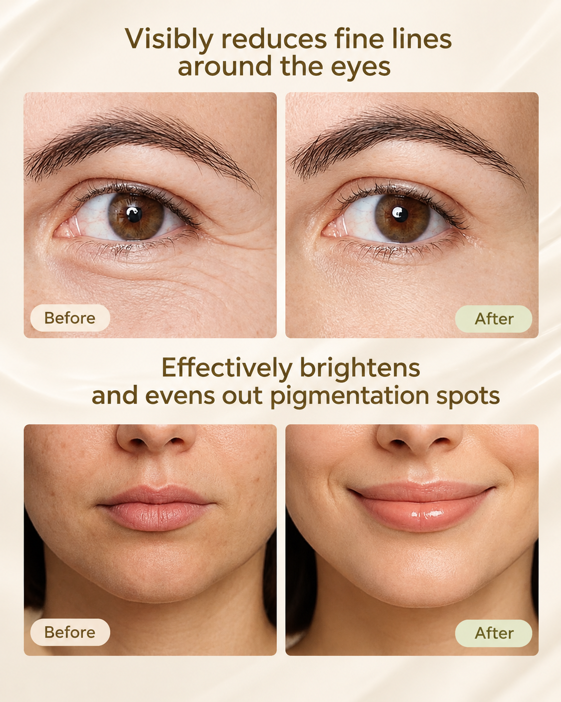 Deep collagen power boosting cream in serum